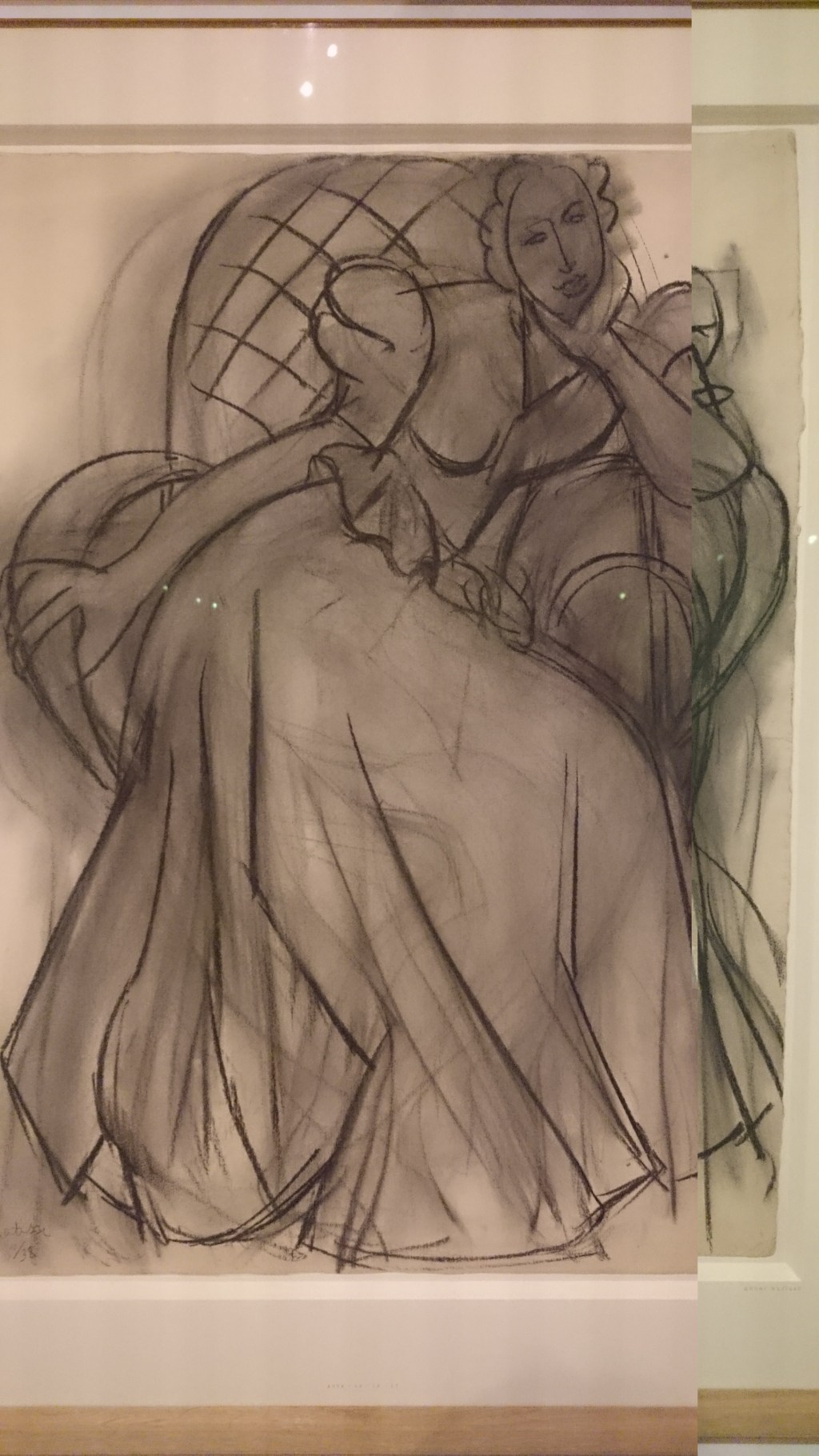 OCA Drawing 1 – Gallery Visit, Lines of Thought at Poole&nbsp;Museum